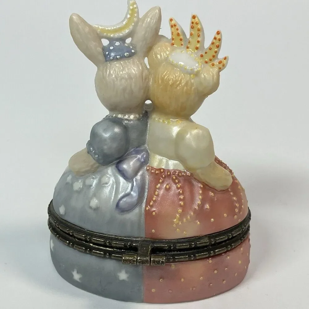 Muffy Vanderbear Muffy & Hoppy Millennium Porcelain Box Set 2000 | /w Box 4